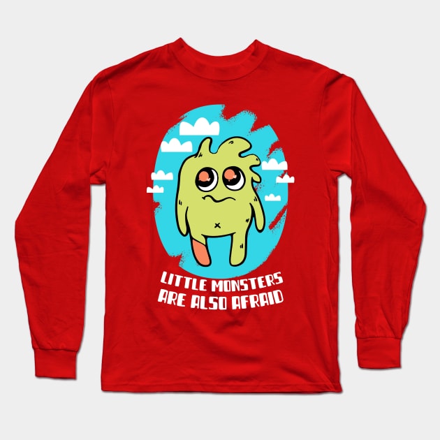 Cute Little Monsters Long Sleeve T-Shirt by TheWaySonic